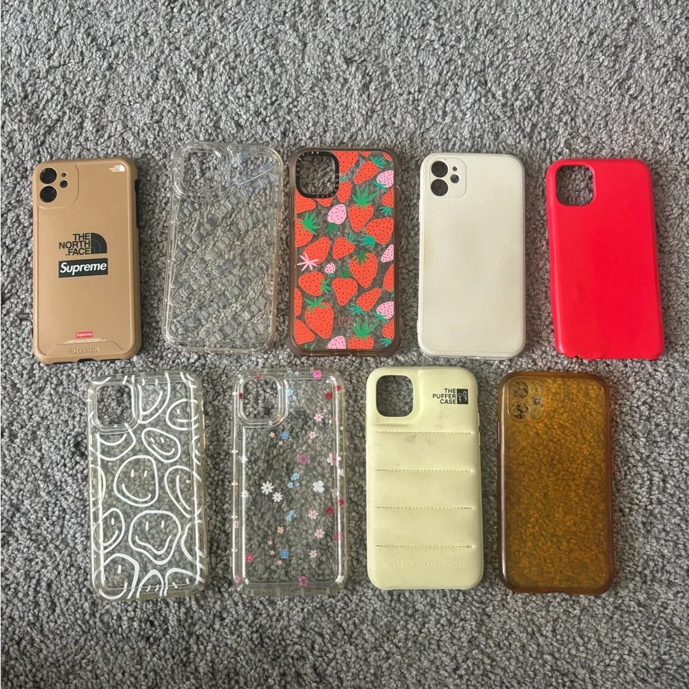 Lot of 9 iphone 11 phone‎ cases